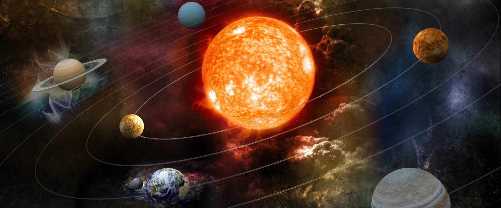 Systemische Beratung sieht Personen als Teil ihres Systems, vergleichbar mit dem Sonnensystem.